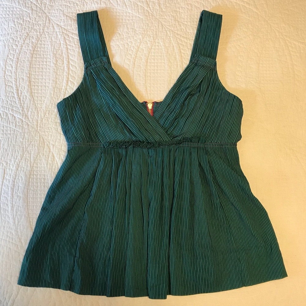 ⬇️ Marc by Marc Jacobs silk-blend pleated cami, S